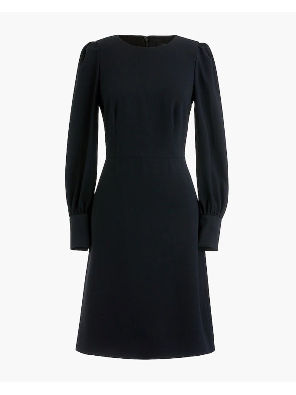 J Crew Black Long-Sleeve Dress in 365 Crepe ~Size 6